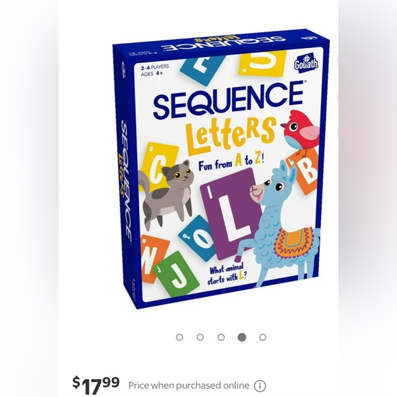 Kids Sequence Letters Game - Picture 1 of 3